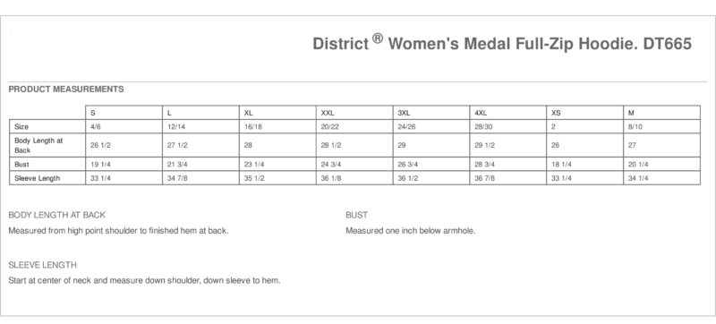 Ladies District Medal Full-Zip Hoodie - Image 4