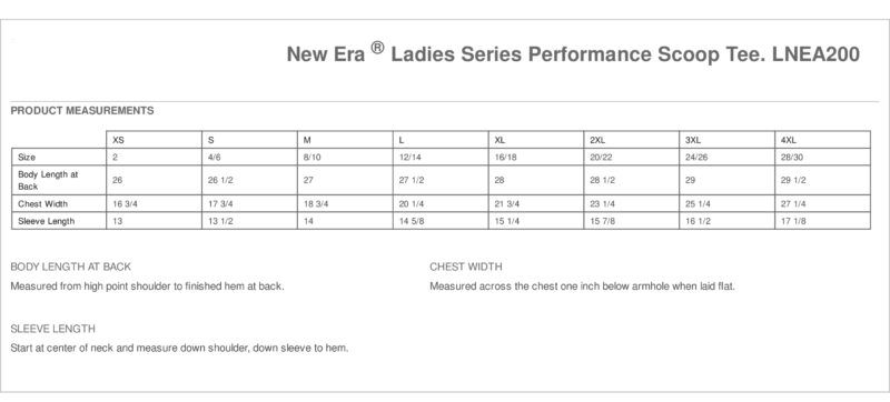 Ladies New Era Series Performance Scoop Tee - Image 4